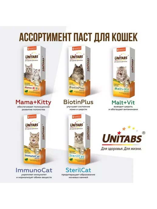 UNITABS Юнитабс SterilCat с Q10 для снижения риска МКБ (200таб), 120 мл, фото 8