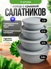 Салатники миски с крышкой пластиковые набор 3шт Альт-Пласт 268600306 купить за 780 ₽ в интернет‑магазине Wildberries