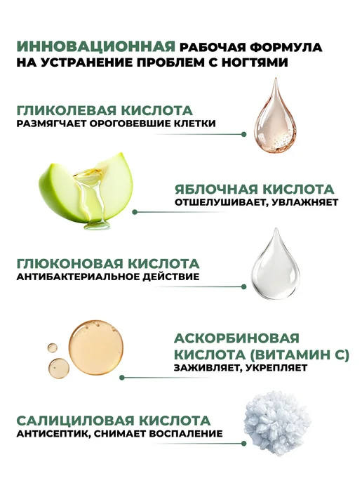MonoBeauty Гель для удаления кутикулы с фруктовыми кислотами, вариант, фото 4
