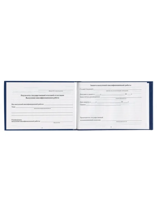 STAFF Бланк документа "Зачетная книжка" (3 штуки), 3 шт, фото 3