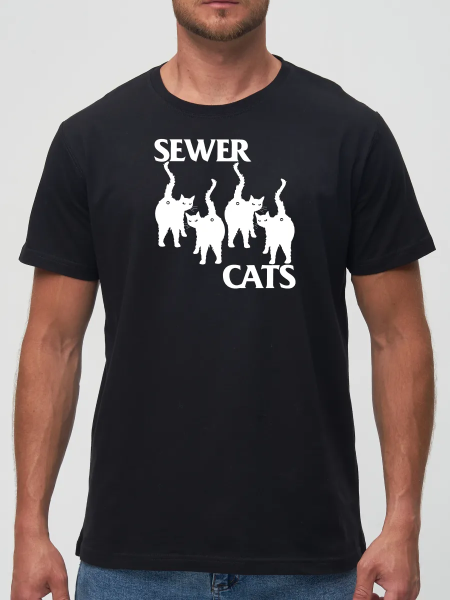 Футболка The sewer cats альтернатива