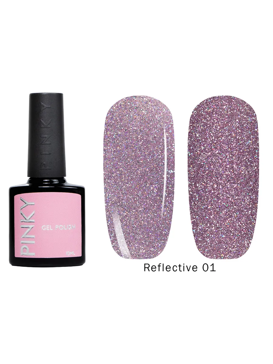 Гель-лак Pinky Reflective №01 , 10 мл