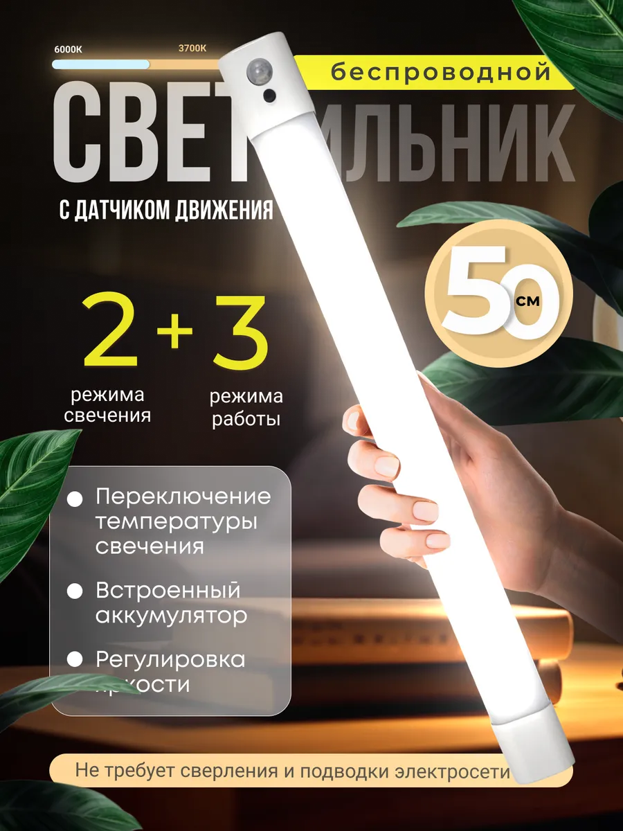 Светильник с датчиком движения. Умный LED.