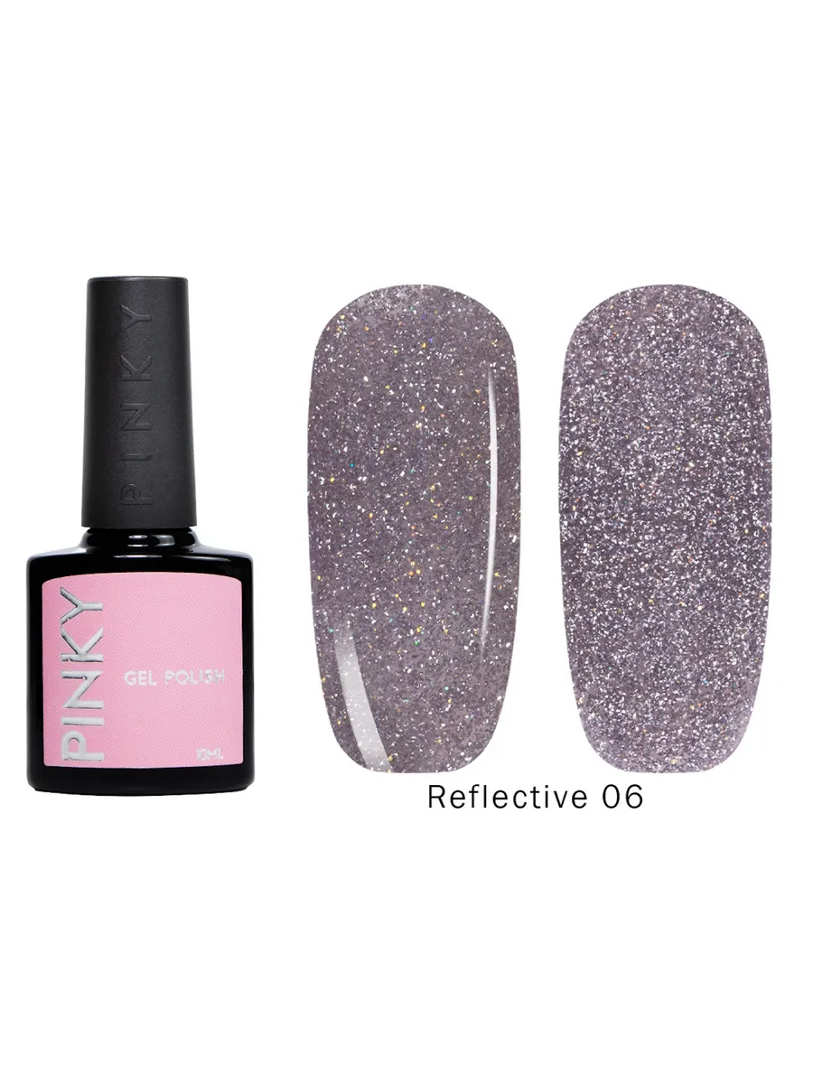 Гель-лак Pinky Reflective № 06 , 10 мл