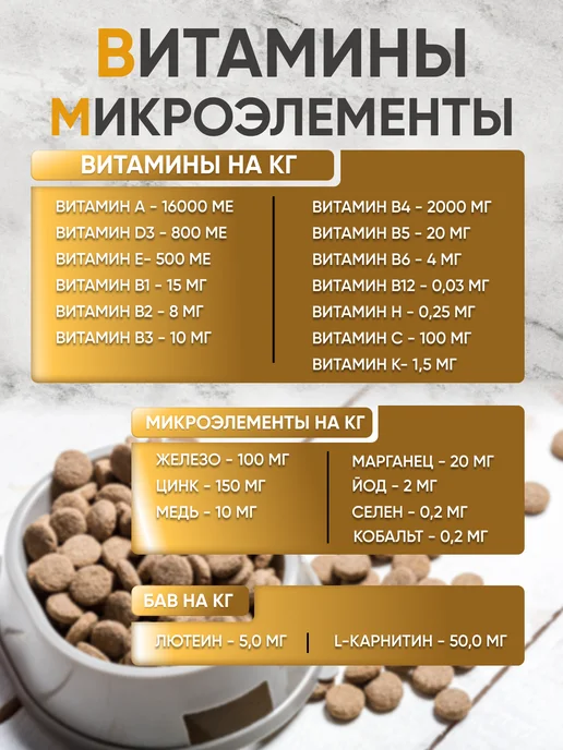 Сухой корм Bisko для собак, крупные, индейка, 15 кг, фото 3