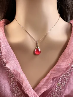 Колье "Капля алой крови" XUPING XUPING JEWELRY 302886208 купить за 1 402 ₽ в интернет-магазине Wildberries