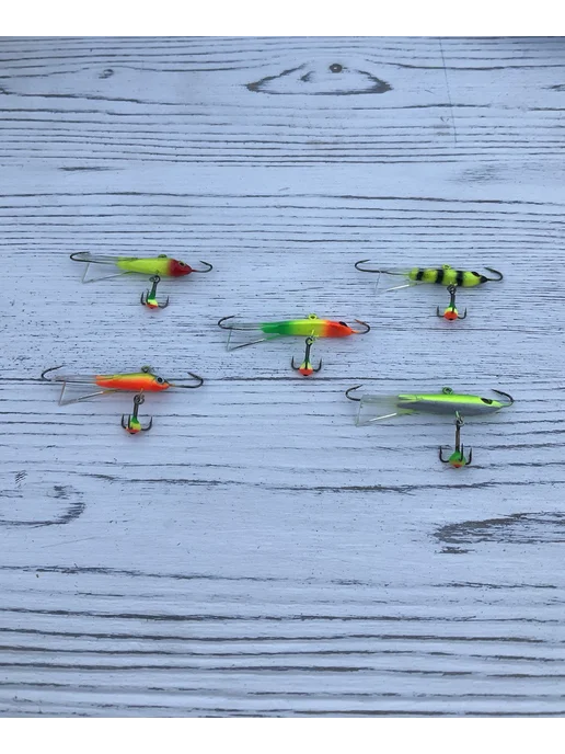 VV Baits Балансиры набор "МИКС" для зимней рыбалки - 5 шт, 5 шт, фото 2