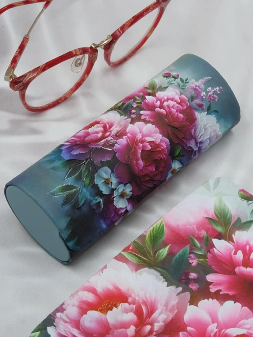 Футляр для очков очечник, розовый