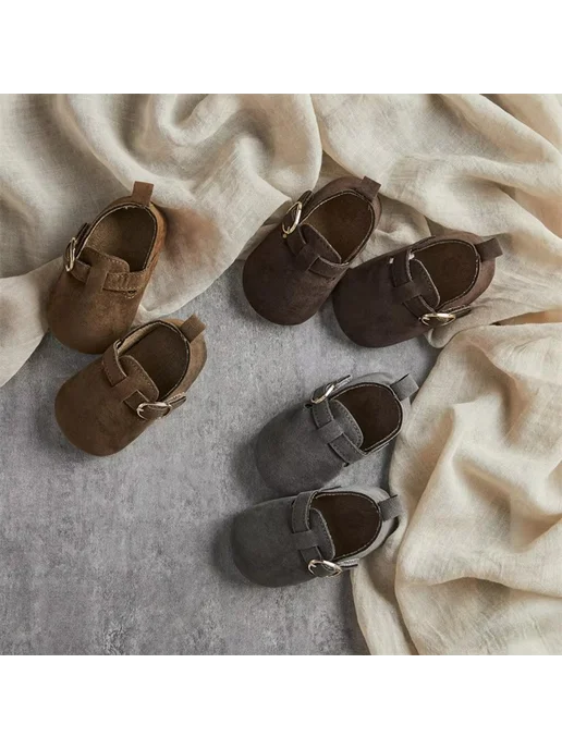 BABY.STORE Пинетки, ботинки, биркенштоки для малыша и новорожденного, коричневый, фото 7
