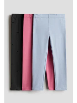 Леггинсы 3шт H&M 303224364 купить за 3 375 ₽ в интернет‑магазине Wildberries