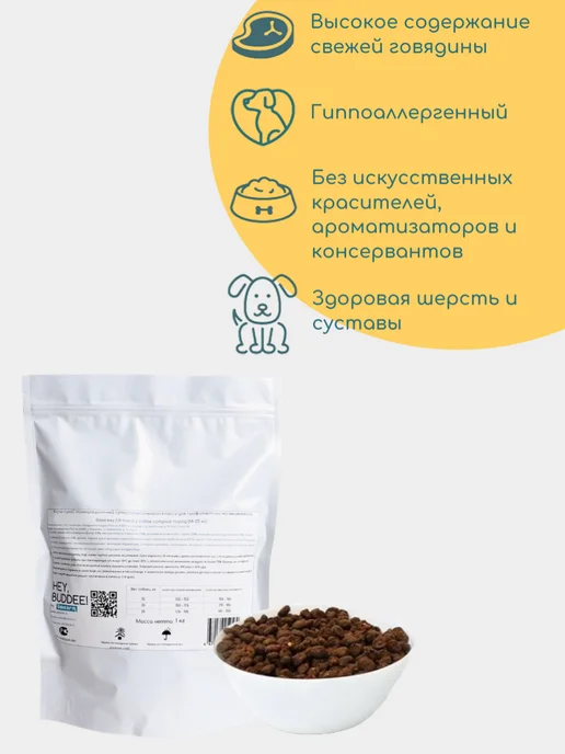 Сухой корм HEY, BUDDEE! Профилактики Мочекаменной для собак, 10 кг, фото 2