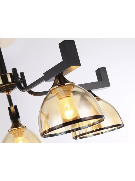 AMBRELLA LIGHT Люстра потолочная подвесная Светильник в гостиную Е27, черный, фото 4