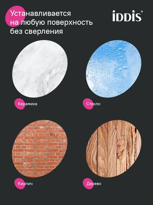 IDDIS Карниз для ванной, телескопический, 110-200 см, вариант, фото 7