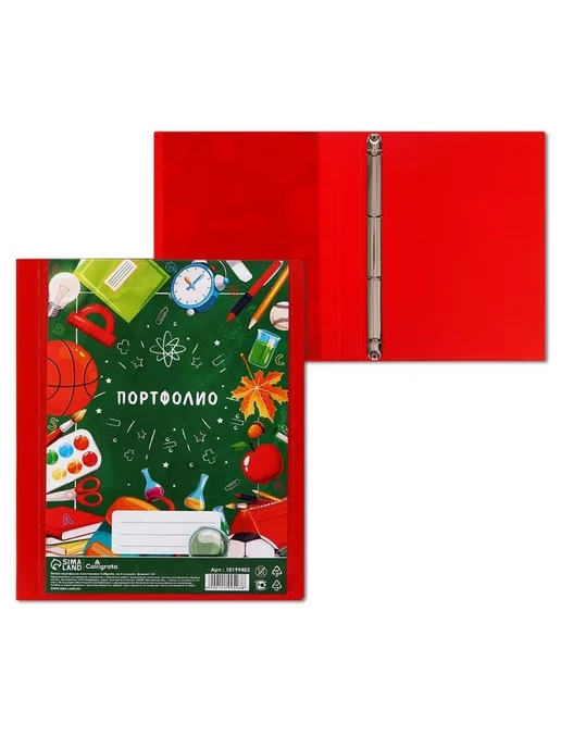 Calligrata Папка-портфолио А4, "Переменка", пластиковая, на, вариант