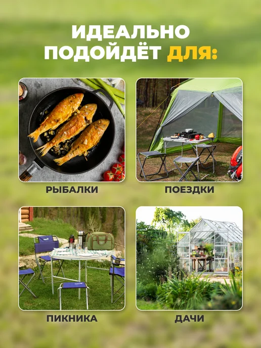 Helios Плита газовая в кейсе, горелка керамическая 155С-A, черный, фото 8