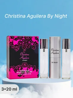 Набор духов 3 шт Christina Aguilera By Night 60мл 303654957 купить за 899 ₽ в интернет-магазине Wildberries