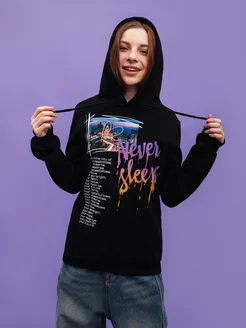 Оверсайз Зип Худи на молнии кофта с начесом y2k