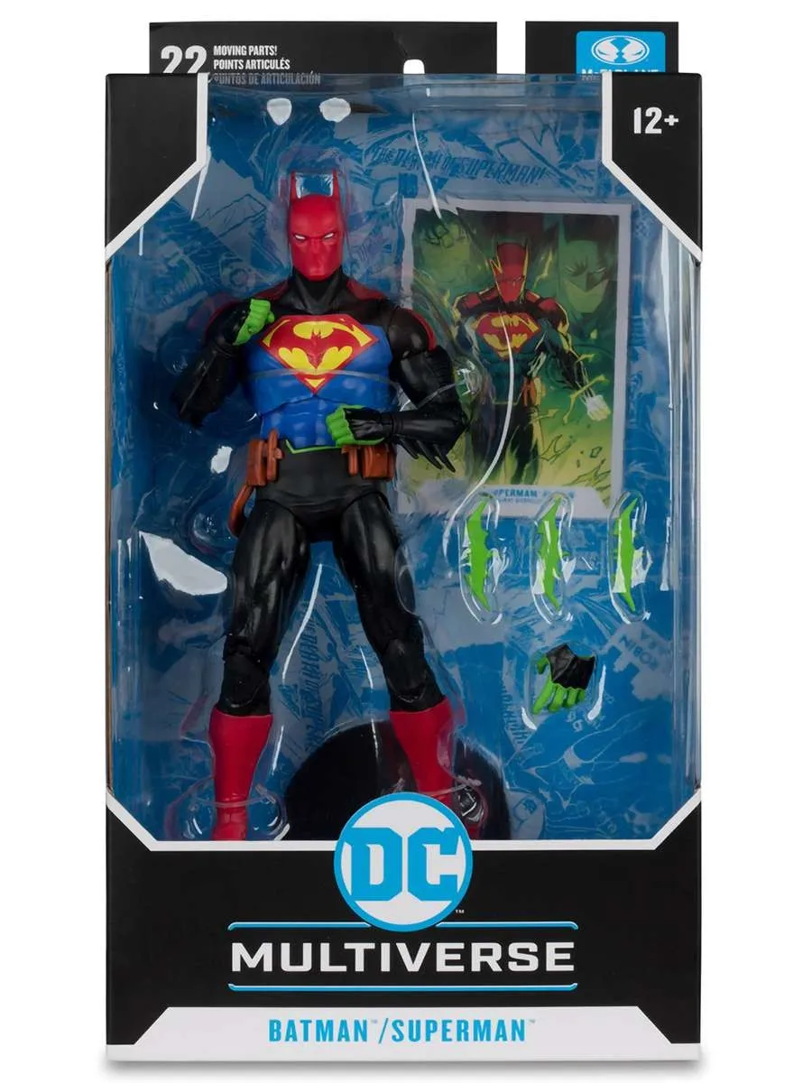 Фигурка Dc Multiverse Бэтмен Супермен World's Finest 18см