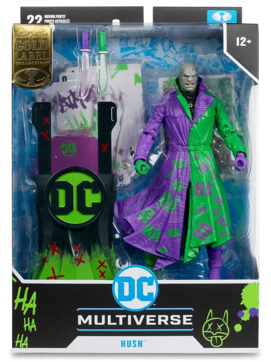 Фигурка Dc Multiverse Hush Jokerized (Gold Label)(Sdcc) 18см