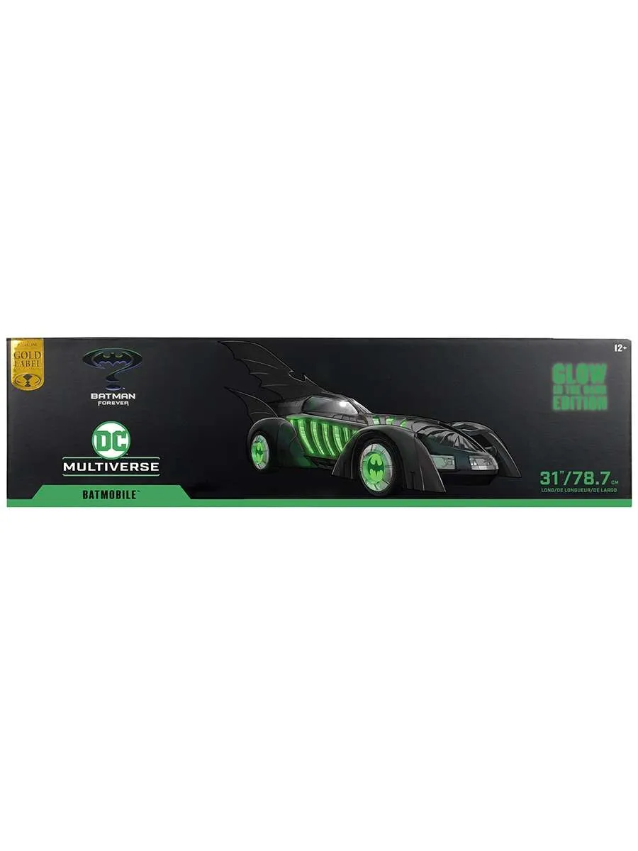 Фигурка DС Multiverse Бэтмен Навсегда Бэтмобиль (Gitd) 79см