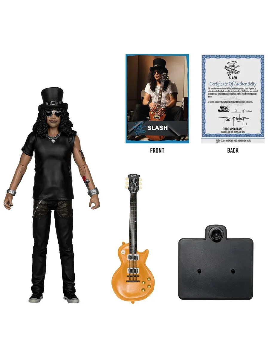 Фигурка Music Maniacs Rock & Roll Slash 15см 787926142082