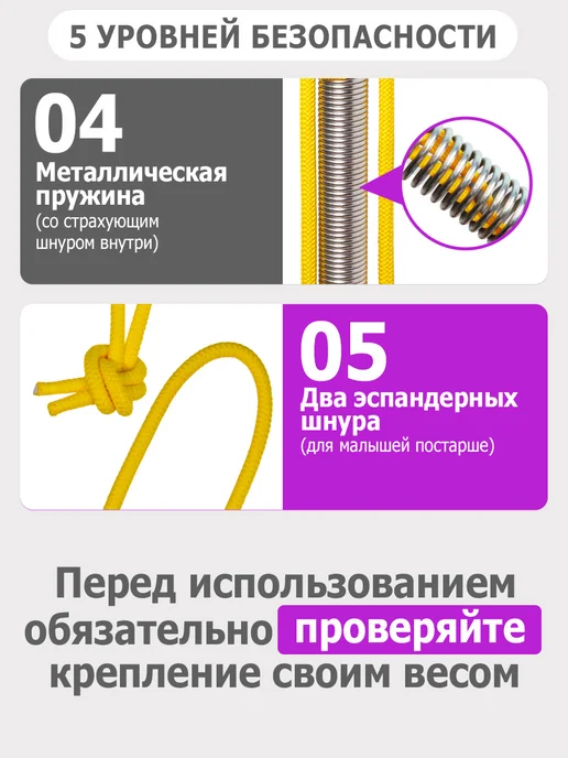 Спортбэби Прыгунки VIP без крепления 3в1. Подвесная качель детская, вариант, фото 5