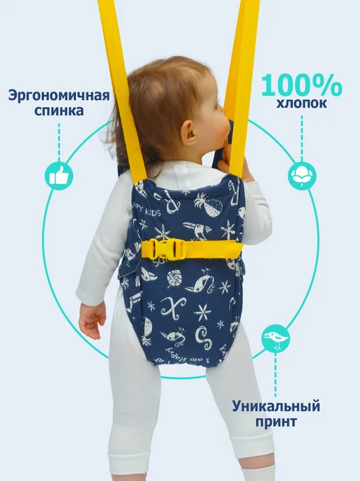 Спортбэби Прыгунки VIP без крепления 3в1. Подвесная качель детская, синий, фото 2