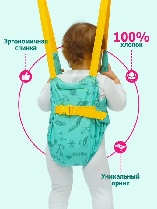 Спортбэби Прыгунки VIP без крепления 3в1. Подвесная качель детская, голубой, фото 2