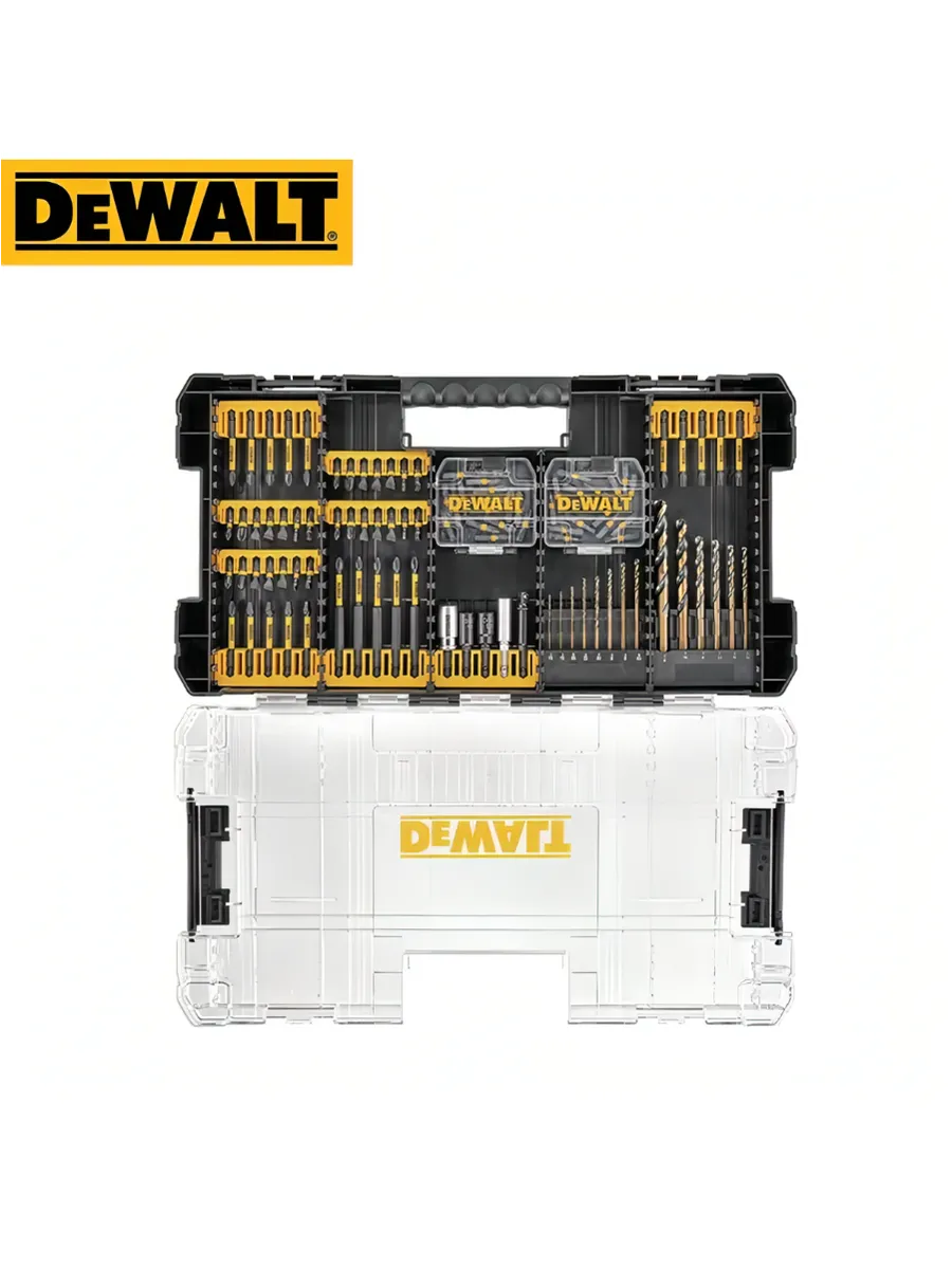 Набор ударных бит и сверл DWANGFT100SET 100шт