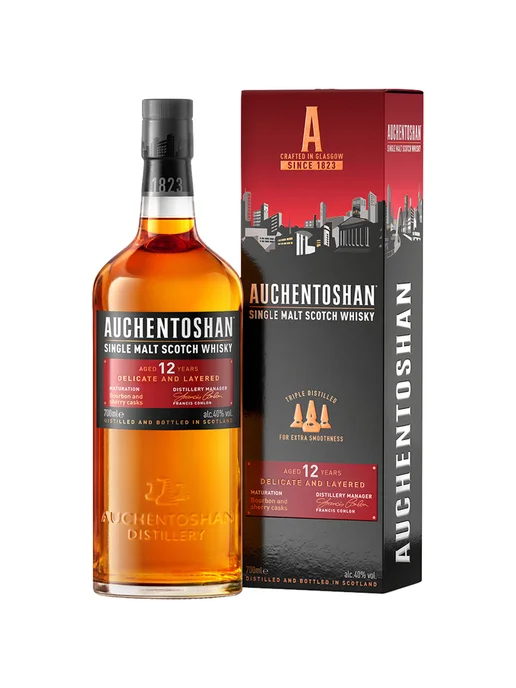 Auchentoshan Виски Single malt 12 aged years 0,7л в под.уп, 700 мл, фото 2