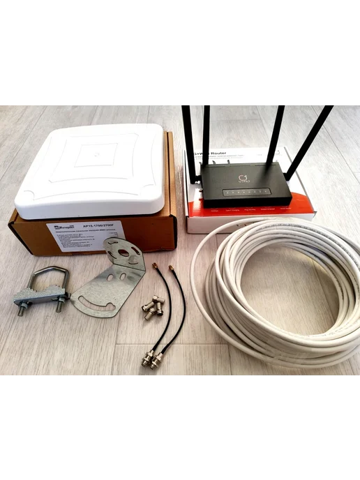 OLAX Комплект интернета 15дб MIMO 4G прошитый WIFI роутер VEMO, 4 г, фото 2