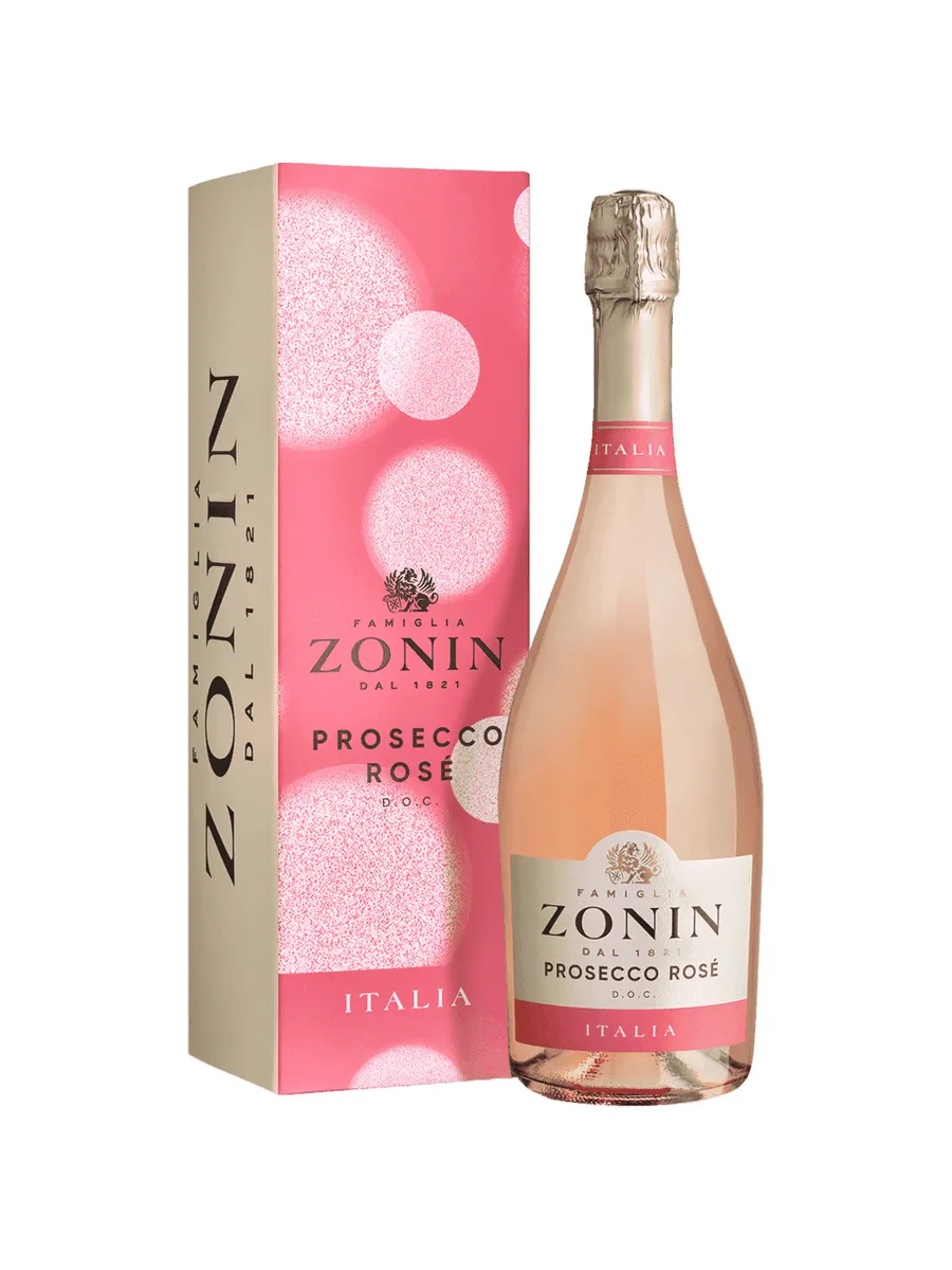 Вино игристое Prosecco Rose роз.брют 0,75л в под.уп