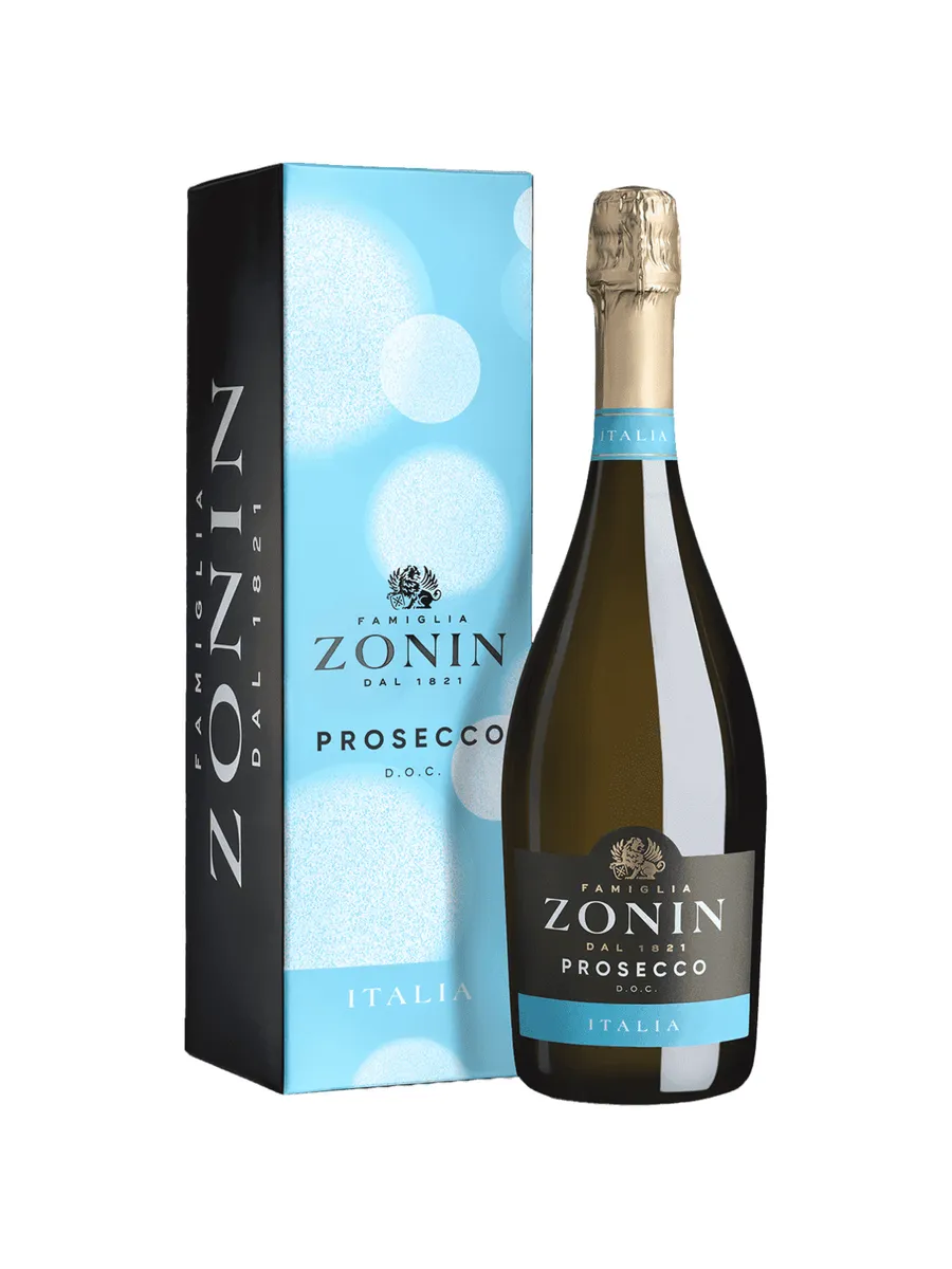 Вино игристое Prosecco бел.брют 0,75л в подар. упак