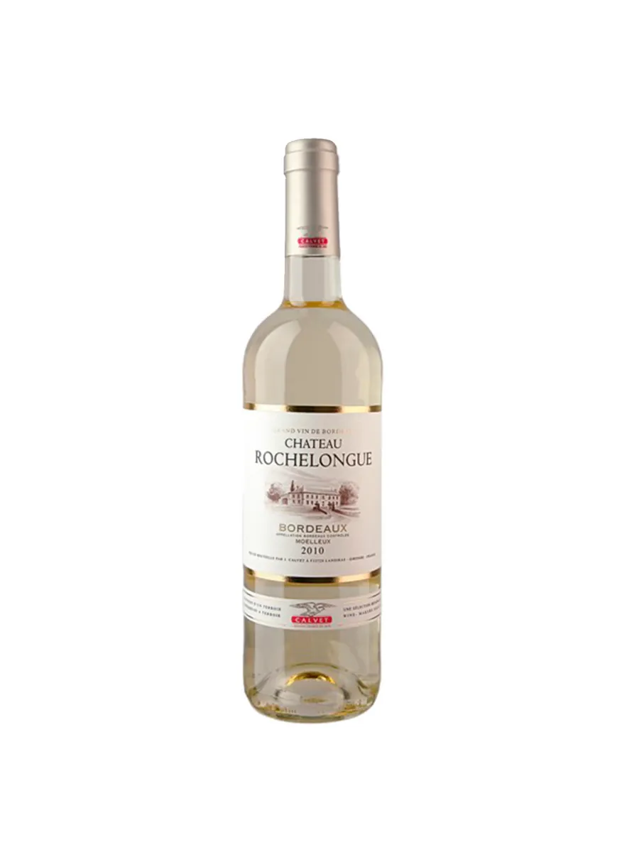Вино Chateau Rochelongue Bordeaux бел. полусл. 0,75л