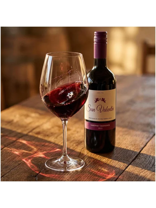 Torres Вино San Valentin Cabernet Sauvignon кр.полусух.0,75л, 750 мл, фото 2