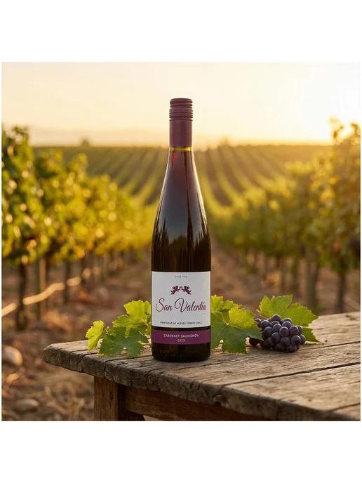Torres Вино San Valentin Cabernet Sauvignon кр.полусух.0,75л, 750 мл, фото 3