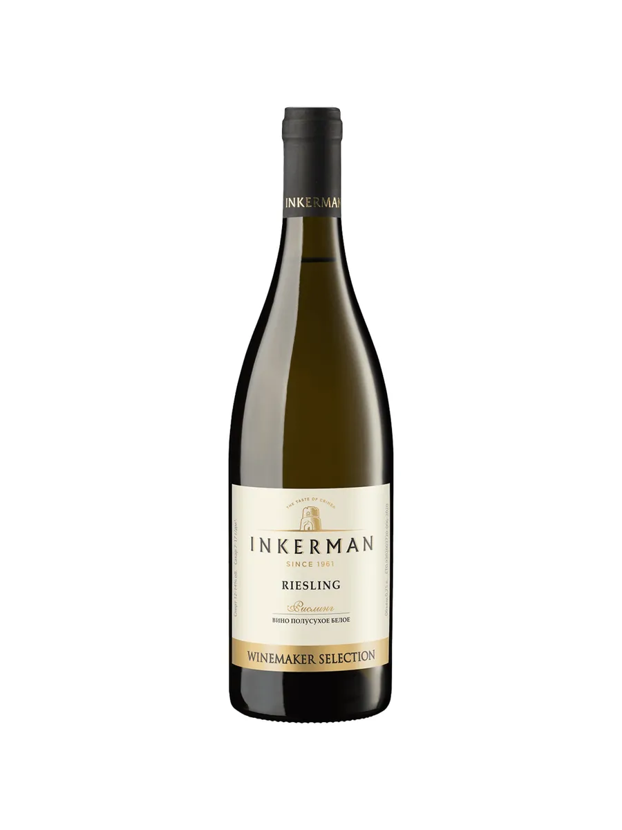Вино Inkerman Winemaker's Selection Riesling бел.плсух.0,75л
