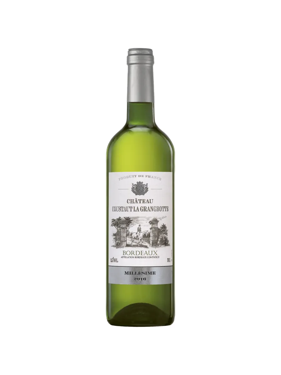 Вино Chateau Coustaut La Grangeotte Bordeaux бел сух 0 75л