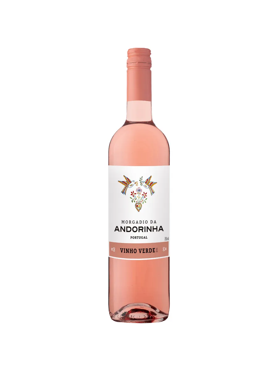 Вино Morgadio da Andorinha Vinho Verde роз полусух 0 75л
