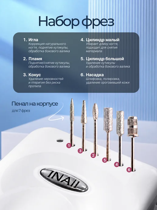 BELLACI Аппарат для маникюра профессиональный, белый, фото 4