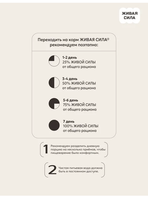 Сухой корм Живая сила Гречей Гранула для собак, крупные, лосось, 20 кг, фото 6