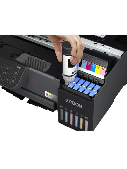 Epson МФУ Струйное русская версия EcoTank L8100 (C11CK94402), А4, вариант, фото 6