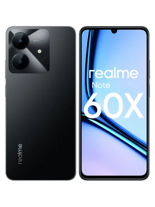 Смартфон realme Note 60X 2/64 ГБ, черный, фото 3