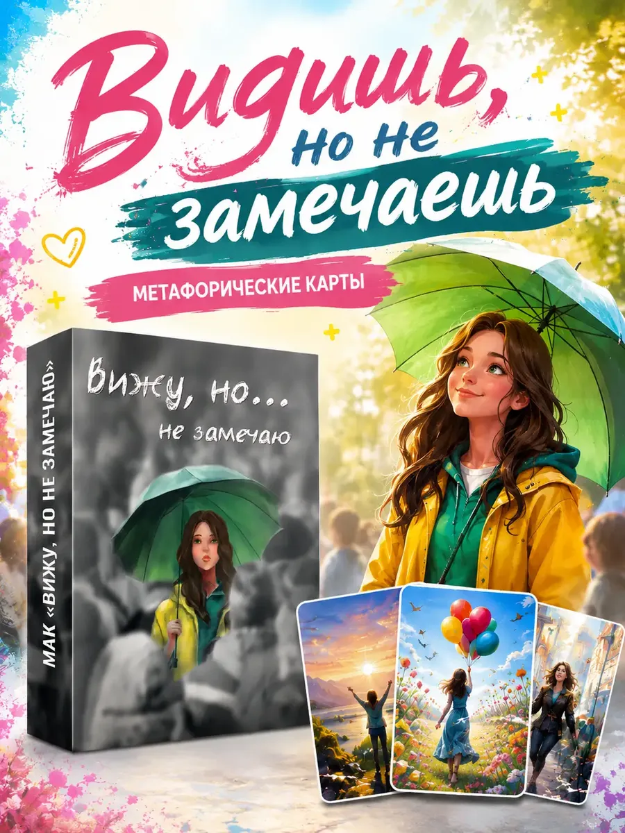 Метафорические ассоциативные карты Вижу, но не замечаю