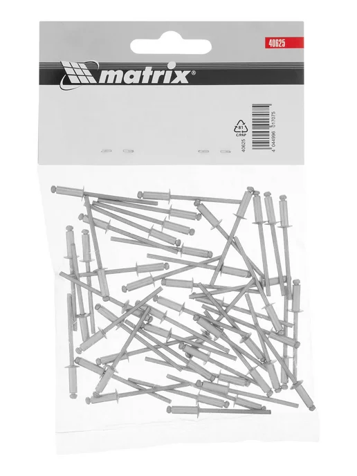 MATRIХ Заклепки алюминиевые 3.2 х 10 мм 50 шт. MATRIX 40625, 3.2x10 мм, 50 шт, фото 3