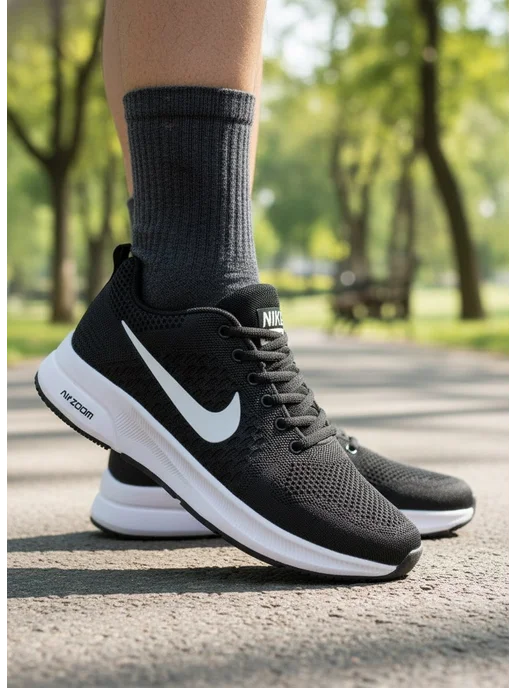 AbuShop Кроссовки летние спортивные для бега и фитнеса, черный, фото 8