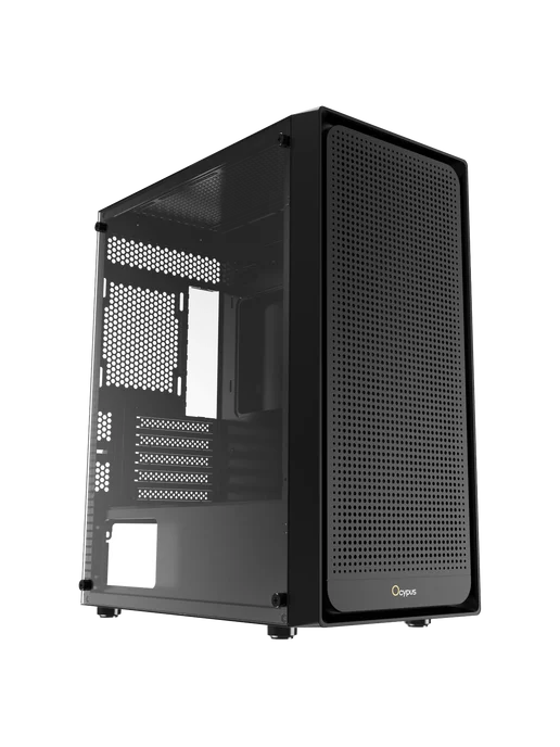 OCYPUS Корпус Gamma C50 BK Mini Tower Черный (Gamma-C50-BKG000XX-G, черный