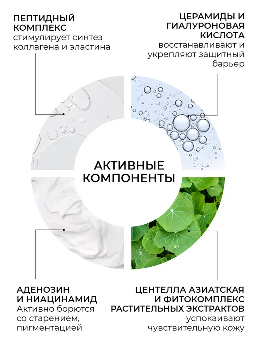 SHARY Подарочный набор косметики антивозрастной, голубой, фото 4