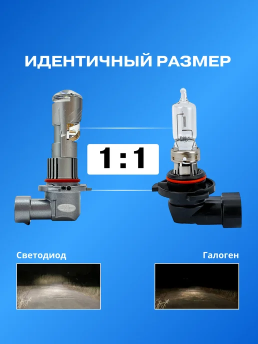 ALISTARM Светодиодные мини линзы A80Q HB3 HB4 LED, вариант, фото 4