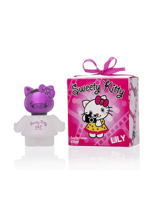 Ponti Parfum SWEETY KITTY - LILY Детская душистая вода 20 мл. (малиновая), 20 мл